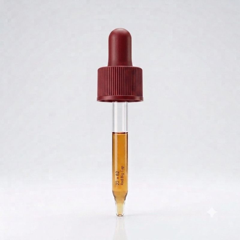 22 x 62 red big cap medical dropper